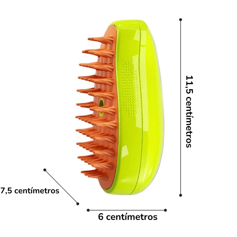 Escova a vapor para gato e cão